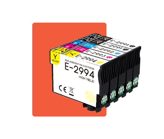 Multipack T29 29XL Kompatibles Tintenpatrone für Epson T2911 T2912 T2913 T2914 XP235 XP245 XP247 XP332 XP335 XP342 XP345 XP432 XP435 XP445 XP255 XP257 XP352 XP355 XP455