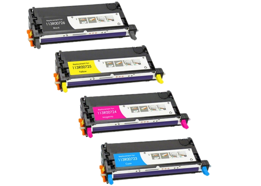 6180 Kompatibles Toner für Xerox 113R00726 113R00723 113R00724 113R00725 6180 für Xerox Phaser 6180 6180D 6180DN 6180MFP 6180N