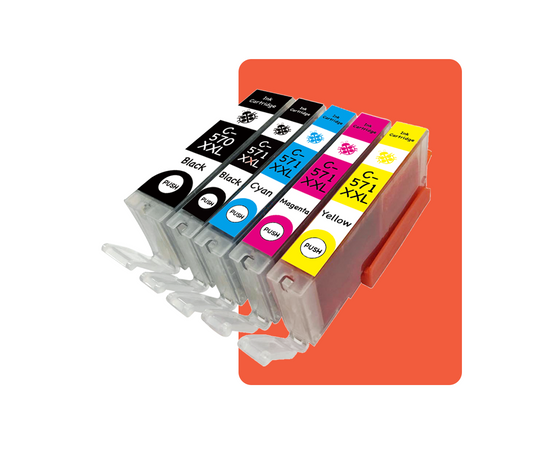 Multipack 570XL/571XL Kompatibles für Canon PGI-570XL CL-571XL 570XL 571XL MG5700 MG5750 MG5751 MG5752 MG6850 MG6852 MG6853 MG7700 MG7750 MG7751 MG7752 MG7753