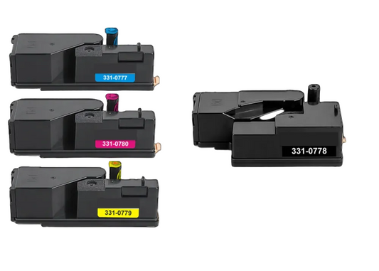 1250 1350 Kompatible Toner für Dell 331-0778 331-0777 331-0780 331-0779 1250 1350 1355 C1760 C1765 Dell 1250c 1350cn 1350cnw 1355cn 1355cnw C1760nw C1765nf C1765nfw