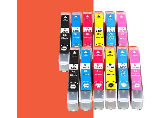 Multipack 24XL T24XL Kompatibles Tintenpatrone für Epson 24XL T24XL Expression Photo XP-55 XP-750 XP-760 XP-850 XP-860 XP-950 XP-960