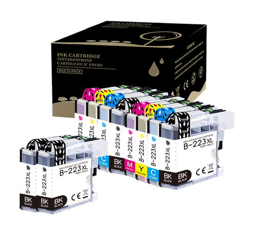 Multipack LC221/223 Kompatibles für Brother LC221 LC223 DCPJ4120DW DCPJ562DW MFCJ1100 MFCJ1140W MFCJ1150DW MFCJ1170DW MFCJ4420DW MFCJ4425DW