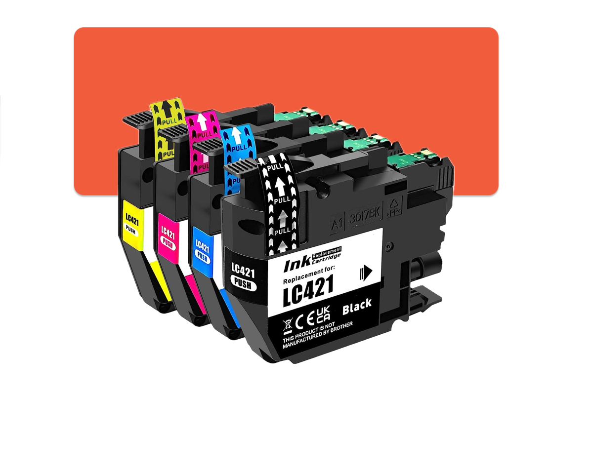 Multipack LC421 Kompatibles Tintenpatrone für Brother LC-421VAL LC421VAL DCP-J1050DW DCP-J1140DW MFC-J1010DW