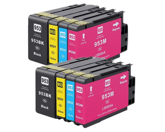 953XL Kompatibles Tintenpatrone für HP 953 L0S70AE FF6U16AE FF6U17AE FF6U18AE für HP Officejet Pro 8210 8710 8714 8715 8716 8717 8718 8719 8720 8721 8725 8727 8728 8730 8740